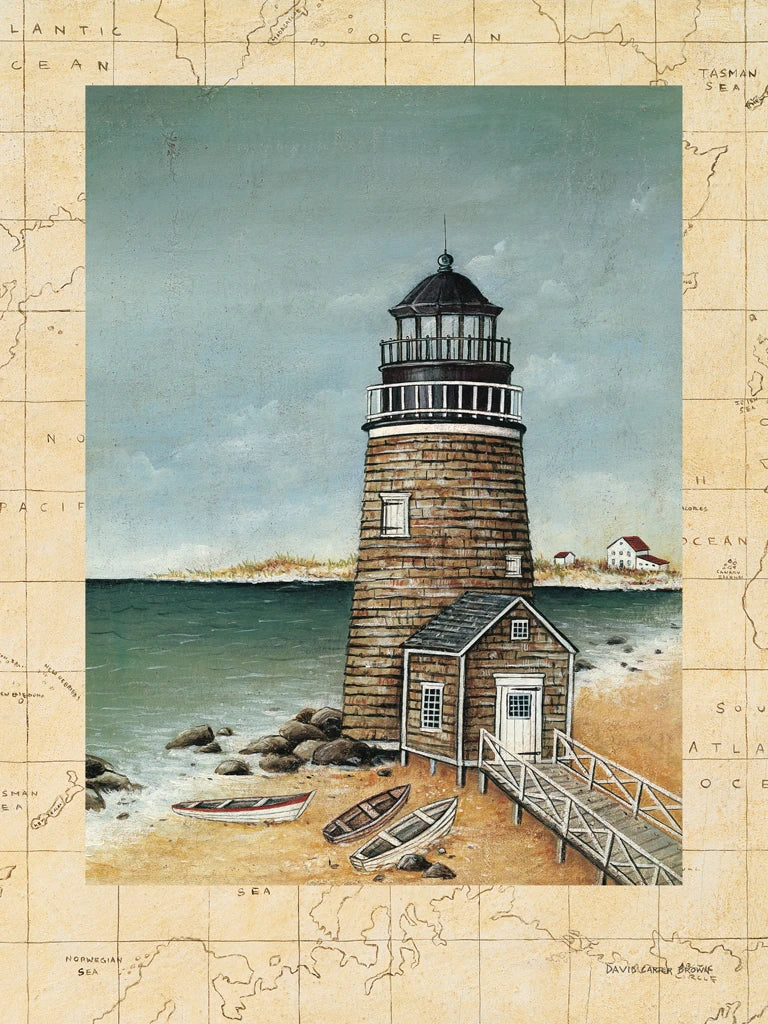 Beach House Map by David Carter Brown