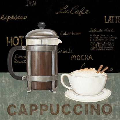 Cappuccino by David Carter Brown. SKU 3260a. Archival Giclee Fine art print for wall decor.