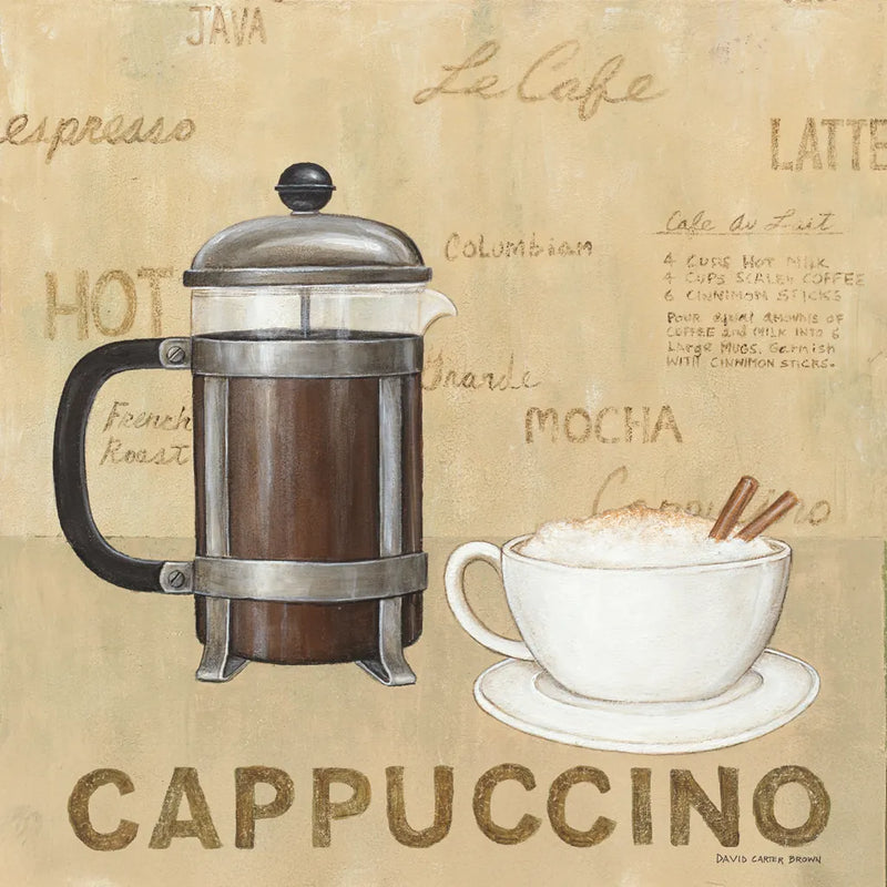 Cappuccino Cream by David Carter Brown. SKU 37693a. Archival Giclee Fine art print for wall decor.