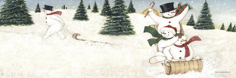 Dashing through the Snow III by David Carter Brown