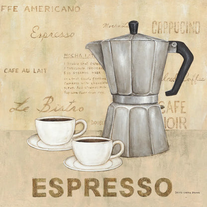 Espresso Cream by David Carter Brown. SKU 37691a. Archival Giclee Fine art print for wall decor.