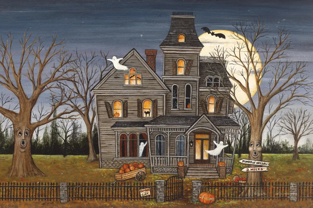 Haunted House Crop by David Carter Brown. SKU 19989i. Archival Giclee Fine art print for wall decor.