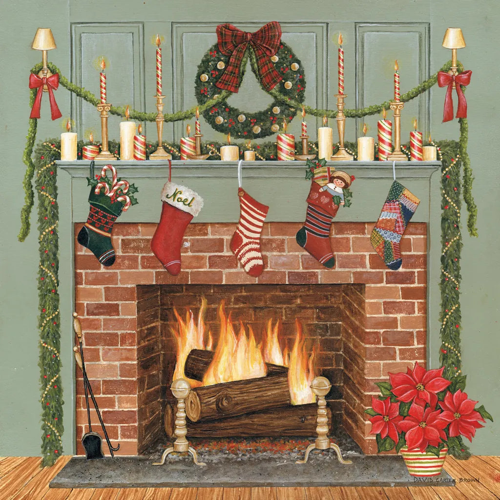 Home for the Holidays I by David Carter Brown. SKU 8944a. Archival Giclee Fine art print for wall decor.