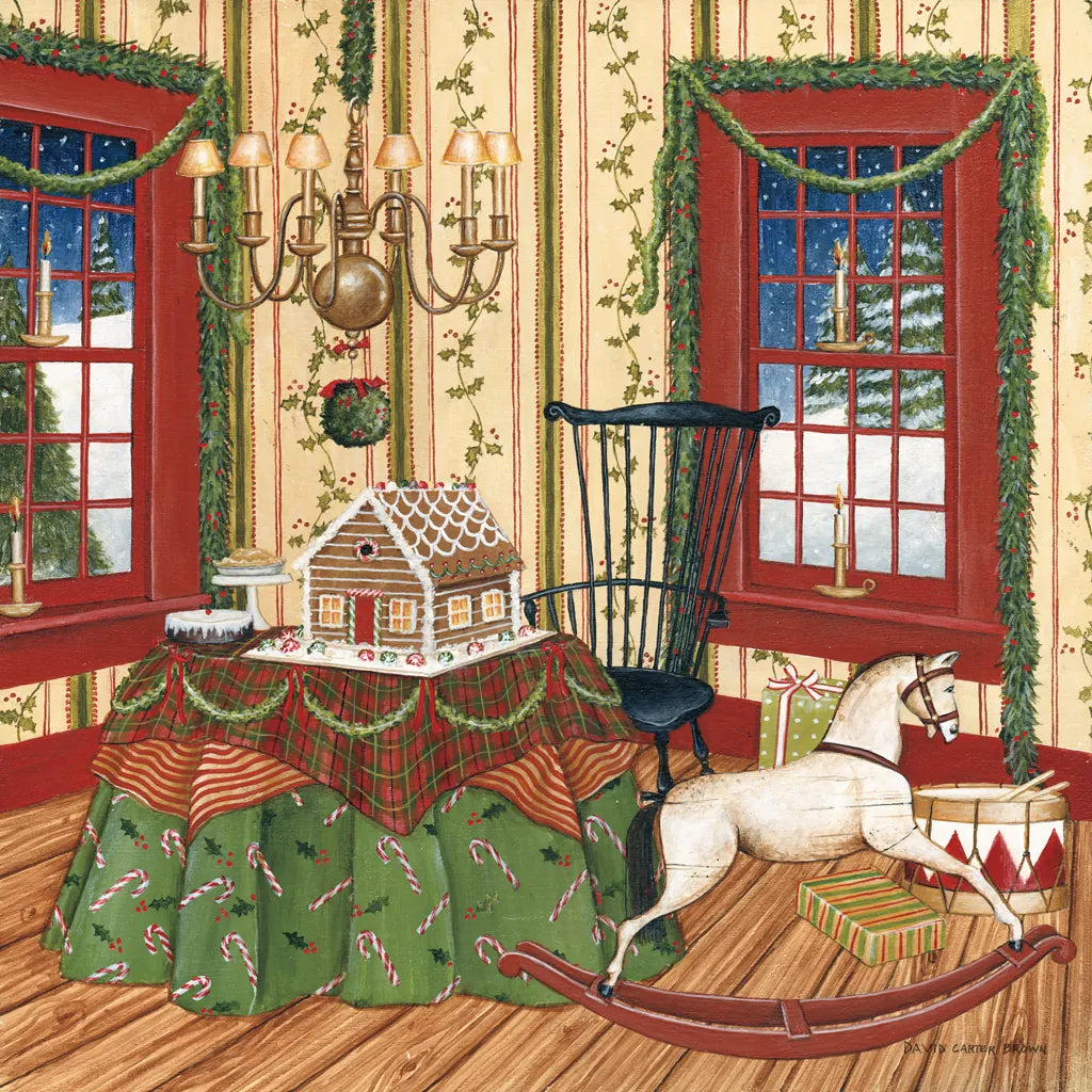 Home for the Holidays III by David Carter Brown. SKU 37527a. Archival Giclee Fine art print for wall decor.