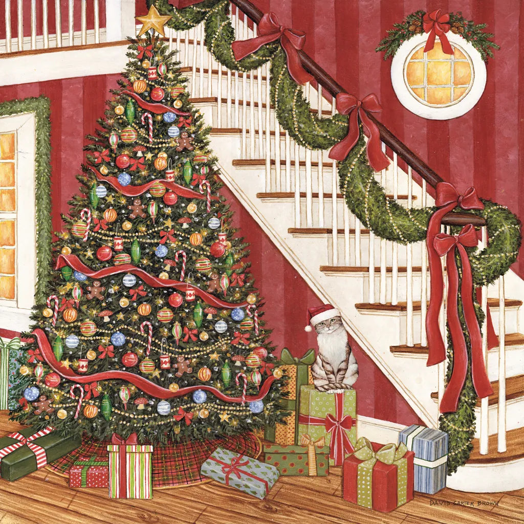 Home for the Holidays IV by David Carter Brown. SKU 37523a. Archival Giclee Fine art print for wall decor.