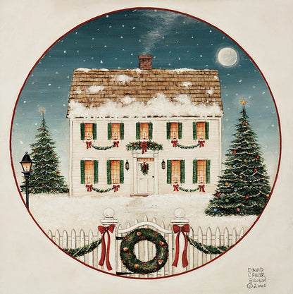 Merry Lil House by David Carter Brown. SKU 27041a. Archival Giclee Fine art print for wall decor.