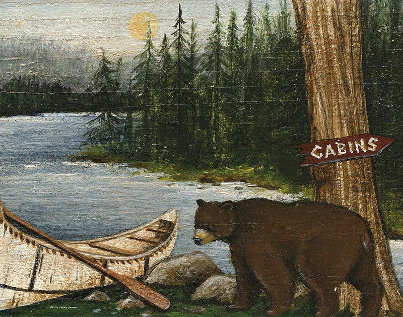 Northwoods Bear Crop by David Carter Brown