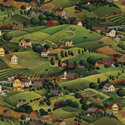 Pleasant Valley by David Carter Brown. SKU 27115a. Archival Giclee Fine art print for wall decor.