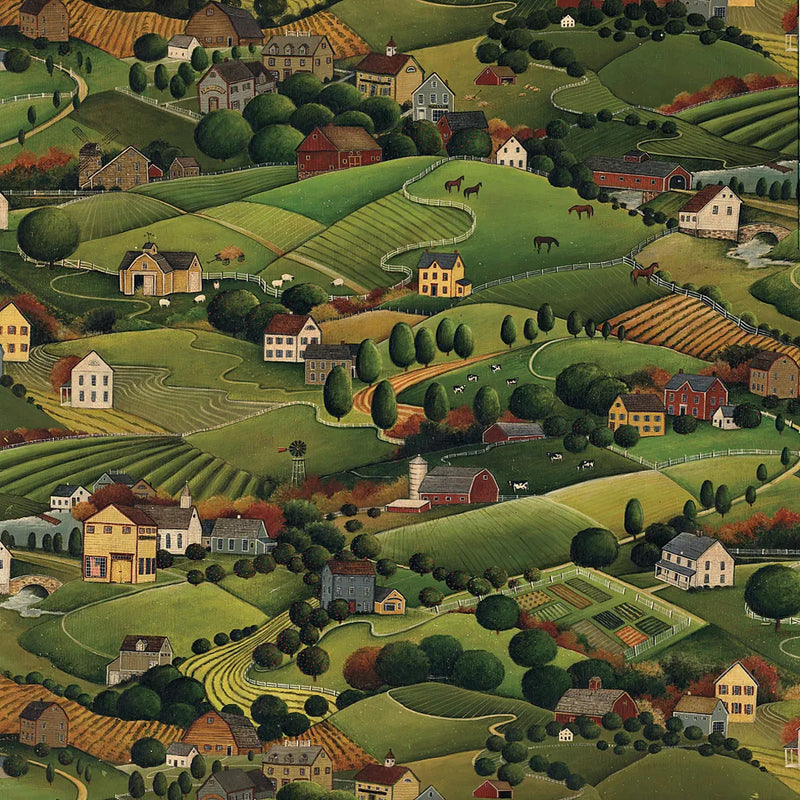Pleasant Valley by David Carter Brown. SKU 27115a. Archival Giclee Fine art print for wall decor.