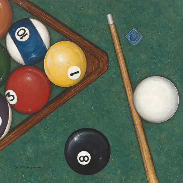 Pool by David Carter Brown. SKU 1261a. Archival Giclee Fine art print for wall decor.