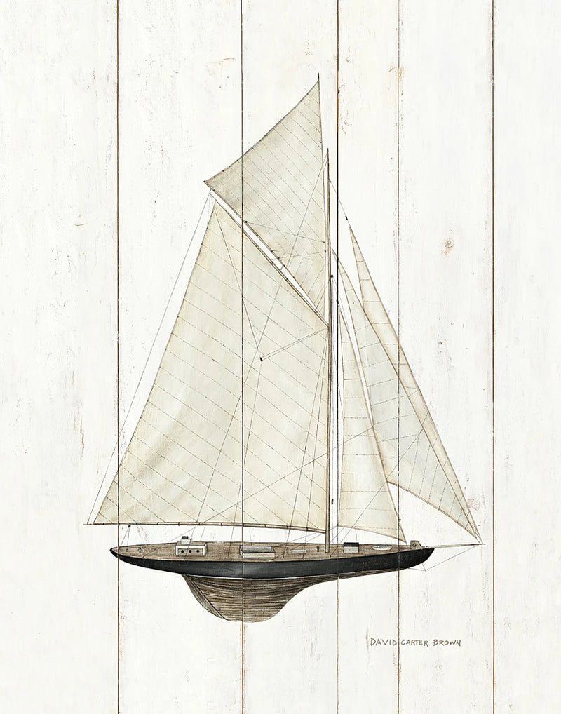 Sailboat I by David Carter Brown