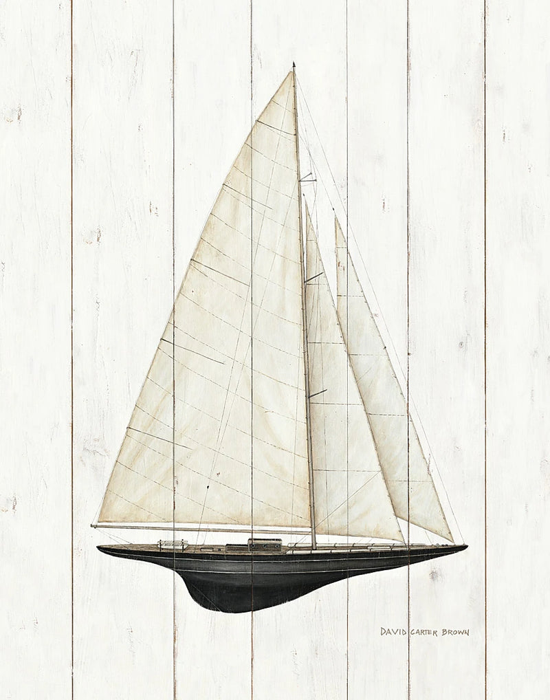 Sailboat II by David Carter Brown