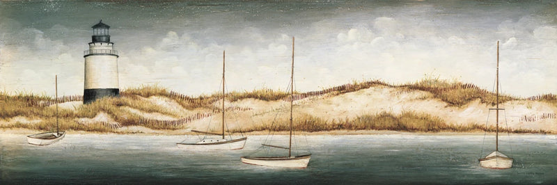 Sailboats off the Coast by David Carter Brown