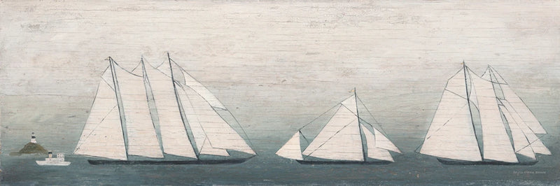 Sailing Ships I by David Carter Brown