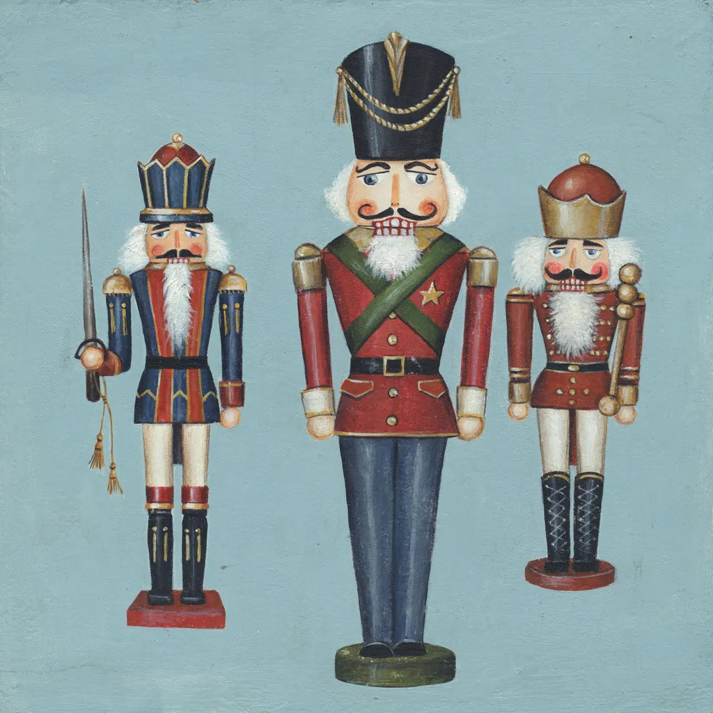 Soldier Nutcrackers by David Carter Brown. SKU 27111a. Archival Giclee Fine art print for wall decor.