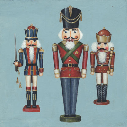 Soldier Nutcrackers by David Carter Brown. SKU 27111a. Archival Giclee Fine art print for wall decor.
