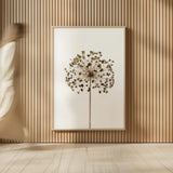 Allium by Deborah Revell. shown as over sized large wall art. Available as an archival giclee rolled canvas, fine art paper, or poster print. SKU 92046h.