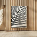 BW Fern III by Deborah Revell. shown as over sized large wall art. Available as an archival giclee rolled canvas, fine art paper, or poster print. SKU 92034h.