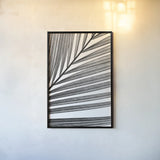BW Fern III by Deborah Revell. shown as a paper print in a black flame. Available as a archival giclee rolled canvas, fine art paper, or poster print. SKU 92034h.
