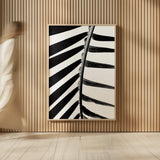 BW Fern IV by Deborah Revell. shown as over sized large wall art. Available as an archival giclee rolled canvas, fine art paper, or poster print. SKU 92035h.
