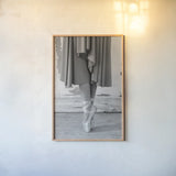 Ballet II by Deborah Revell. shown as a paper print in a natural frame. Available as a archival giclee rolled canvas, fine art paper, or poster print. SKU 92282h.