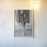 Ballet II by Deborah Revell. shown as a paper print in a white frame. Available as a archival giclee rolled canvas, fine art paper, or poster print. SKU 92282h.