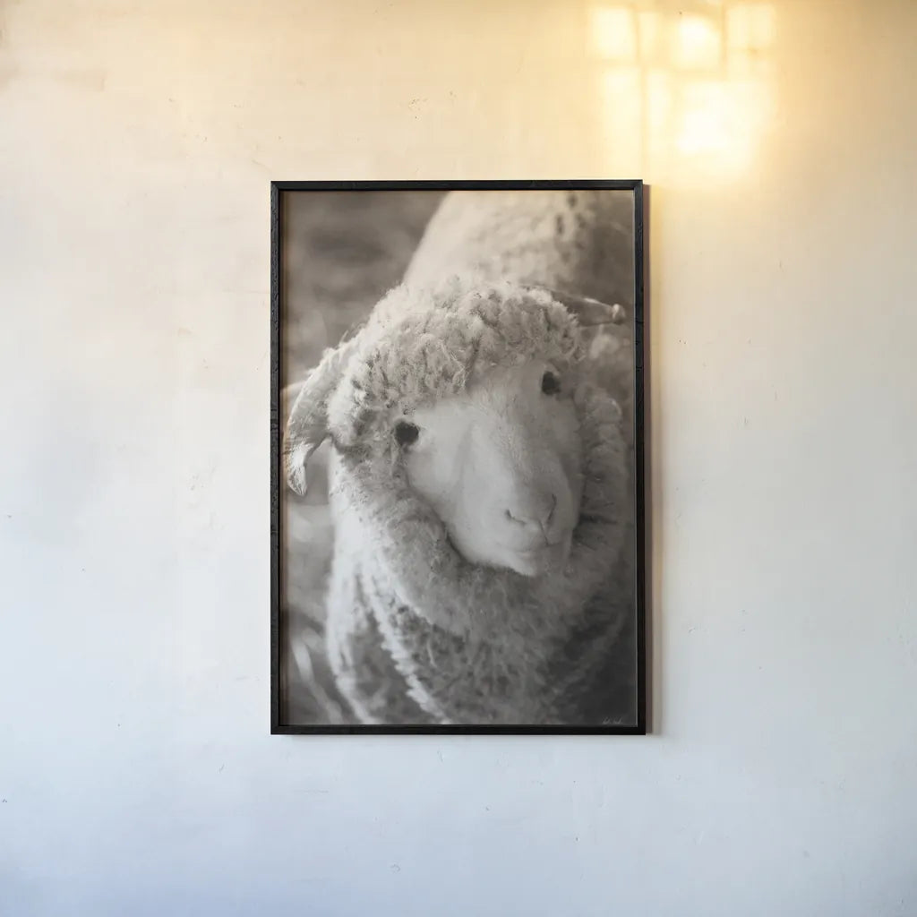 Barn Buddy IV by Deborah Revell. shown as a paper print in a black flame. Available as a archival giclee rolled canvas, fine art paper, or poster print. SKU 96304h.