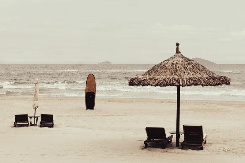 Beach Chairs II by Deborah Revell