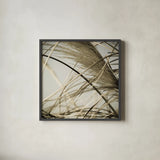Beach Grass II by Deborah Revell. Shown in a sleek black glass frame for a contemporary gallery look. Available as an archival giclee rolled canvas, fine art paper, or poster print. SKU 91631a.