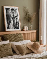Beauty of Paris II by Deborah Revell. shown as a paper print in a natural frame. Available as a archival giclee rolled canvas, fine art paper, or poster print. SKU 93480h.