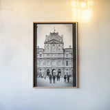 Beauty of Paris VII by Deborah Revell. shown as a paper print in a natural frame. Available as a archival giclee rolled canvas, fine art paper, or poster print. SKU 93485h.