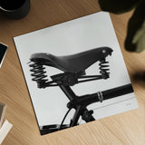 Bike Detail V by Deborah Revell. Shown as a detailed flat fine art print, highlighting archival giclee quality. Available as an archival giclee rolled canvas, fine art paper, or poster print. SKU 104373a.