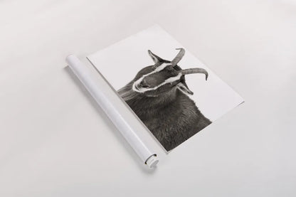 Billy Stare by Deborah Revell. shown as a rolled paper print. Available as archival giclee rolled canvas, fine art paper, or poster print. SKU 96329i.