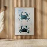Blue Bay IV by Deborah Revell. shown as over sized large wall art. Available as an archival giclee rolled canvas, fine art paper, or poster print. SKU 91279h.