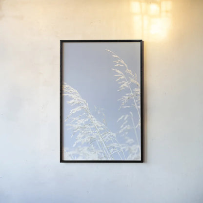 Blue Breeze by Deborah Revell. shown as a paper print in a black flame. Available as a archival giclee rolled canvas, fine art paper, or poster print. SKU 91142h.