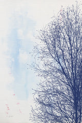 Blue Tree by Deborah Revell. SKU 90973h. Archival Giclee Fine art print for wall decor.