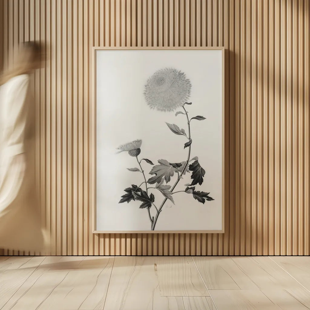 Botanical IV by Deborah Revell. shown as over sized large wall art. Available as an archival giclee rolled canvas, fine art paper, or poster print. SKU 96570h.