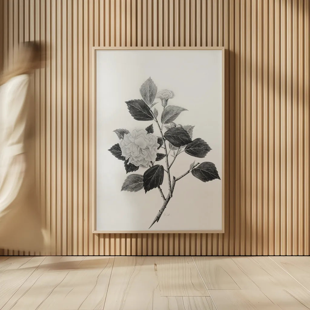 Botanical V by Deborah Revell. shown as over sized large wall art. Available as an archival giclee rolled canvas, fine art paper, or poster print. SKU 96571h.