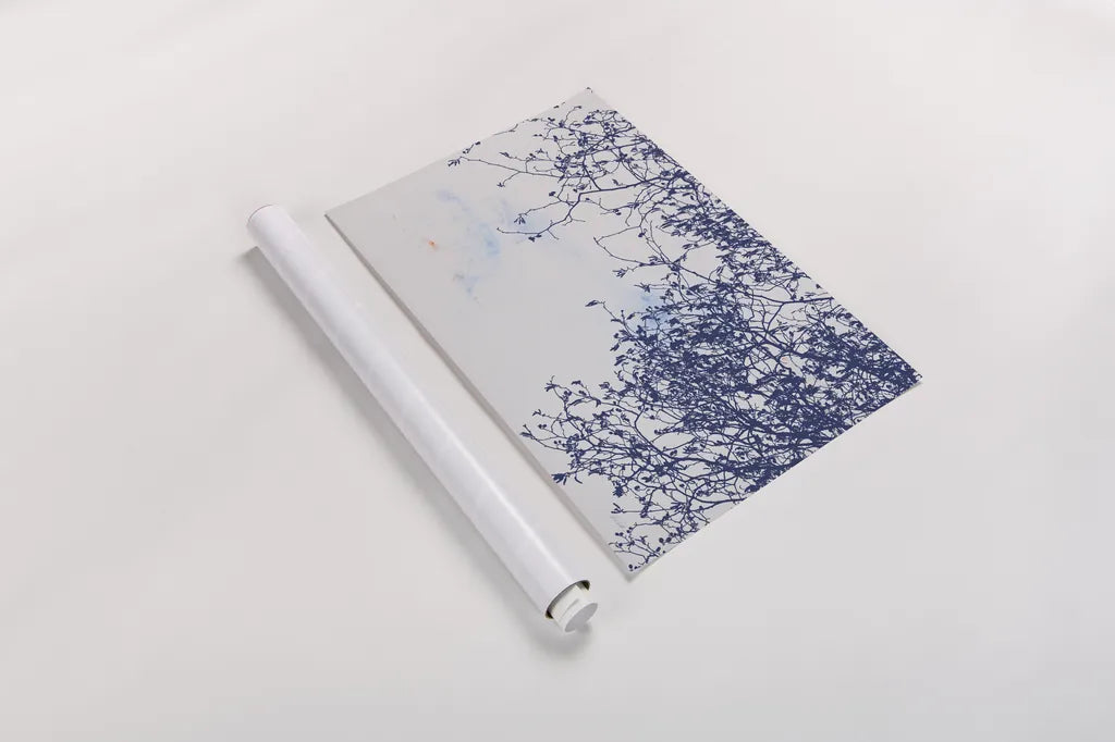 Branches by Deborah Revell. shown as a rolled paper print. Available as archival giclee rolled canvas, fine art paper, or poster print. SKU 90978i.