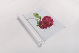 Bright Red Hydrangea by Deborah Revell. shown as a rolled paper print. Available as archival giclee rolled canvas, fine art paper, or poster print. SKU 93154i.