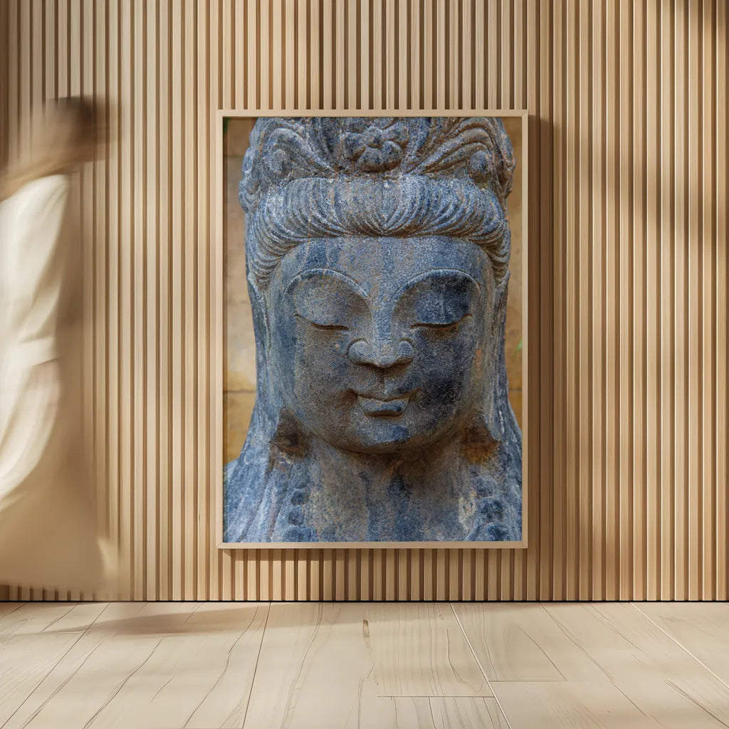 Buddha by Deborah Revell. shown as over sized large wall art. Available as an archival giclee rolled canvas, fine art paper, or poster print. SKU 93999h.
