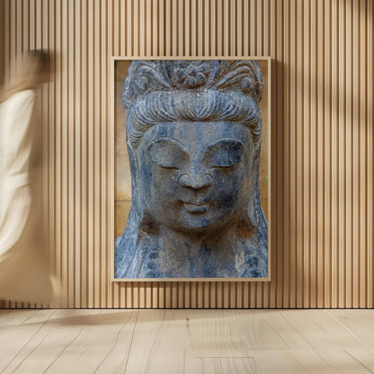 Buddha by Deborah Revell. shown as over sized large wall art. Available as an archival giclee rolled canvas, fine art paper, or poster print. SKU 93999h.