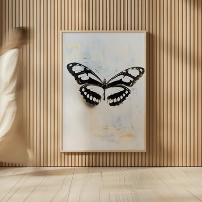 Butterfly II by Deborah Revell. shown as over sized large wall art. Available as an archival giclee rolled canvas, fine art paper, or poster print. SKU 91144h.