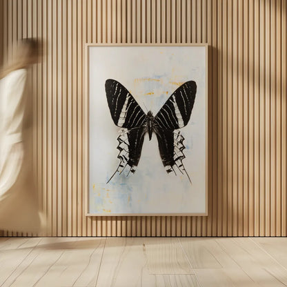 Butterfly III by Deborah Revell. shown as over sized large wall art. Available as an archival giclee rolled canvas, fine art paper, or poster print. SKU 91145h.