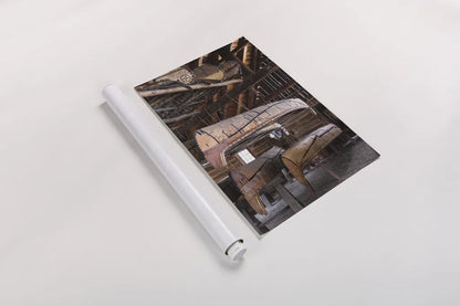 Canoe Barn II by Deborah Revell. shown as a rolled paper print. Available as archival giclee rolled canvas, fine art paper, or poster print. SKU 99670h.