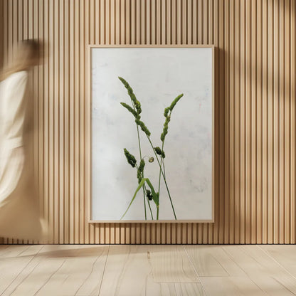 Cat Grass by Deborah Revell. shown as over sized large wall art. Available as an archival giclee rolled canvas, fine art paper, or poster print. SKU 93432h.
