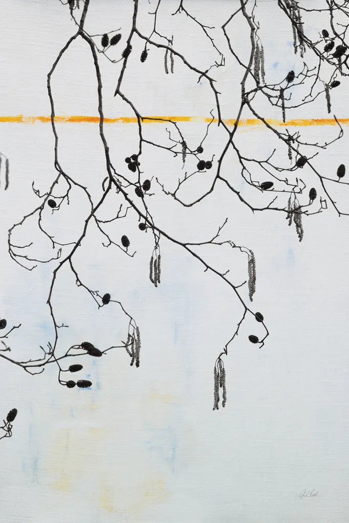 Catkins by Deborah Revell. SKU 90974h. Archival Giclee Fine art print for wall decor.