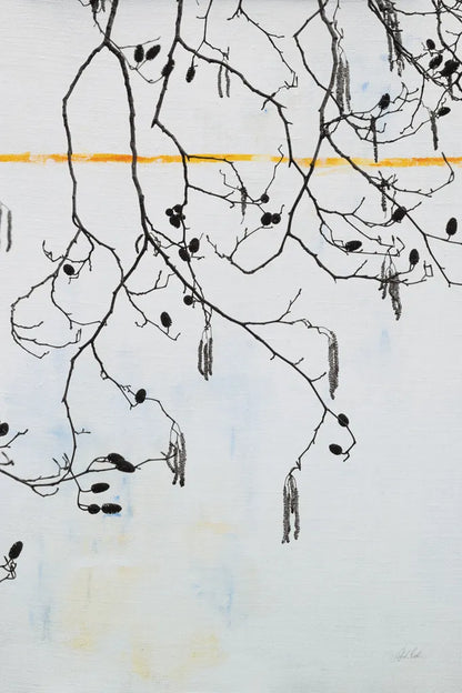 Catkins by Deborah Revell. SKU 90974h. Archival Giclee Fine art print for wall decor.