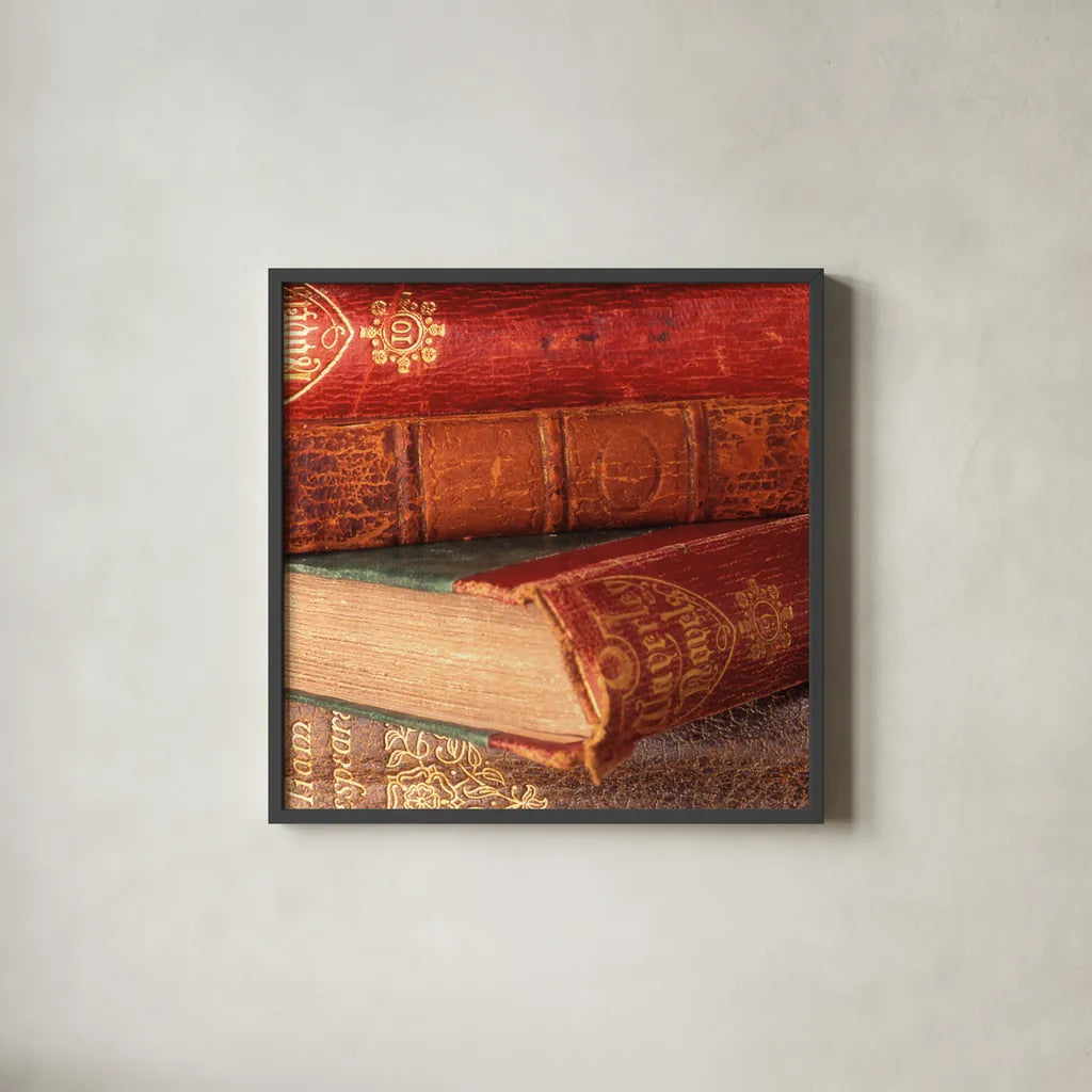 Close Text II by Deborah Revell. Shown in a sleek black glass frame for a contemporary gallery look. Available as an archival giclee rolled canvas, fine art paper, or poster print. SKU 96915a.