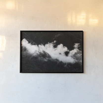 Clouds Rising by Deborah Revell. shown as a paper print in a black flame. Available as a archival giclee rolled canvas, fine art paper, or poster print. SKU 92045i.